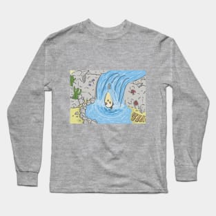 Ocean Sunfish Waterfall Long Sleeve T-Shirt